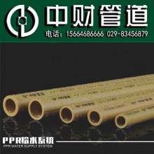 中財(cái)管道ppr冷水管 ppr家裝管熱上水管 ppr自來水管 雙色管1.6mpa